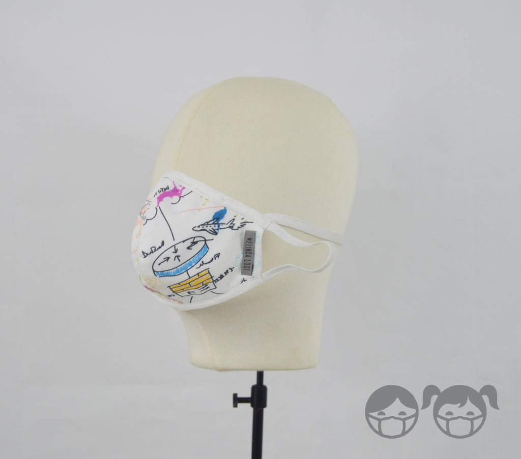 KK (Kids) - 5 Layer Mask (Limited Edition) - Multi - S