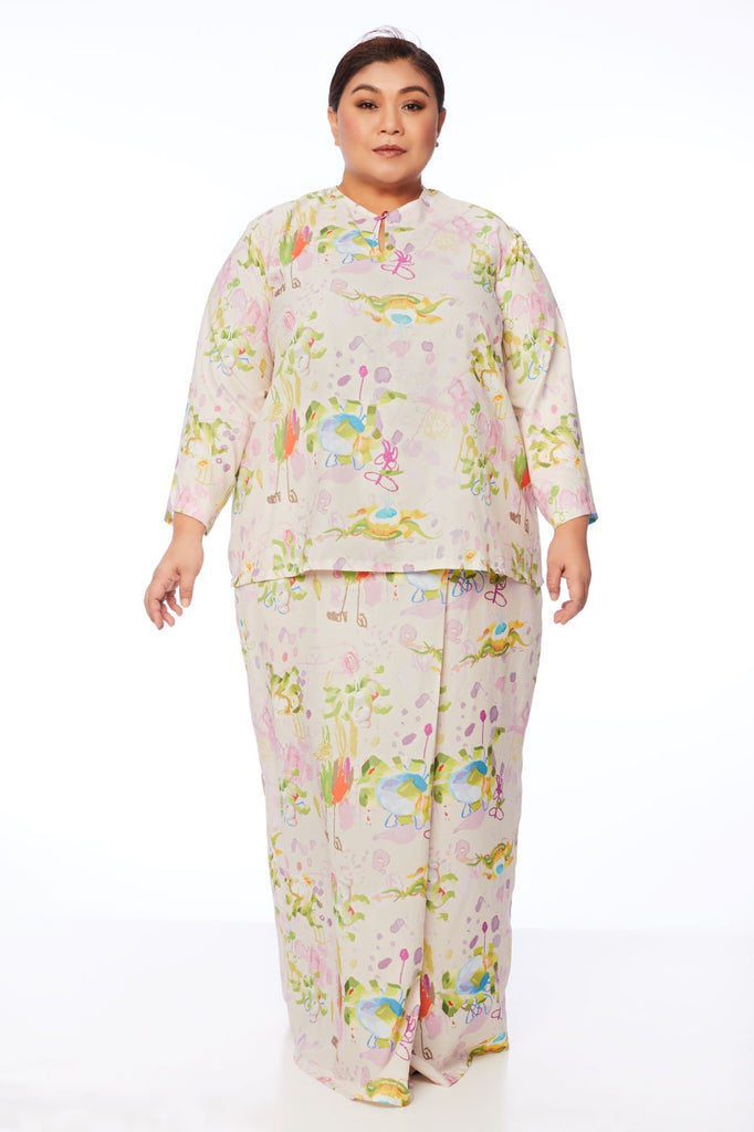 UNIFLORA BAJU KURUNG KEDAH - PRINT